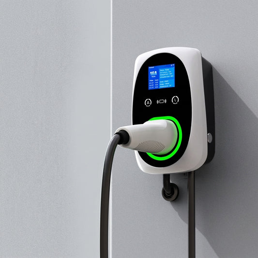 GWB22 charging station with Type 2 cable in the socket